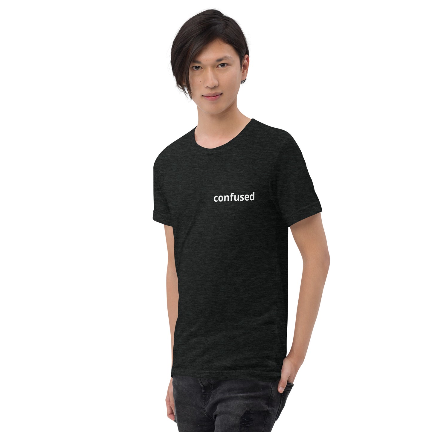 Confused short sleeve t-shirt